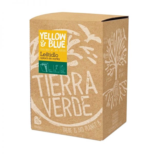 Leštidlo - oplach do umývačky riadu bag in bag 5 L Yellow & Blue - Tierra Verde