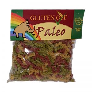 Cestoviny vaječné paleo - Sezamové farebné špirály 250 g GlutenOff