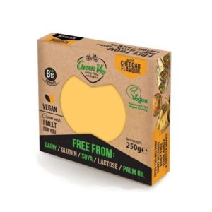 Rastlinný syr blok cheddar 250 g Green Vie