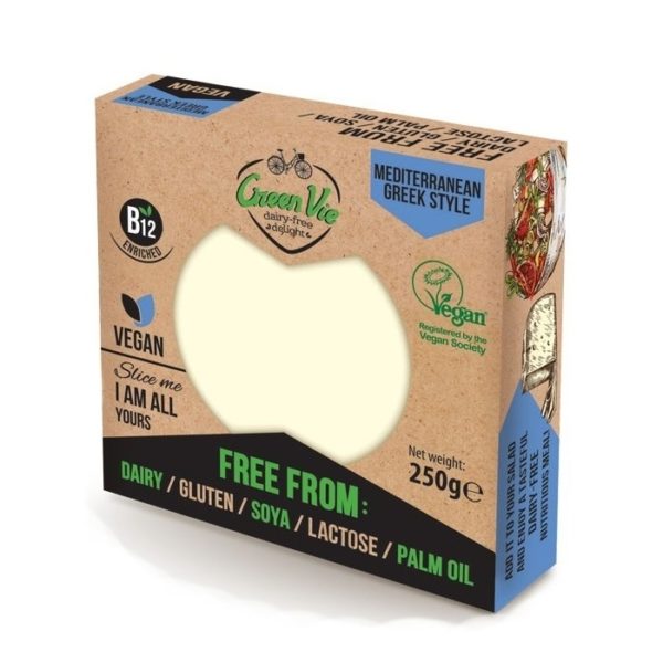 Rastlinný syr blok mediterranean 250 g Green Vie