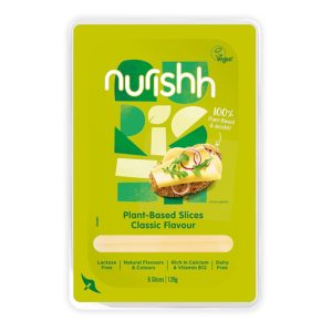 Plátkový rastlinný syr Classic 120 g Nurishh