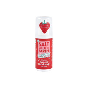 Deodorant prírodný jahoda spray 100 ml Salt Of Earth