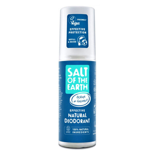 Deodorant prírodný oceán kokos spray 100 ml Salt Of Earth