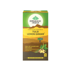 Čaj Tulsi citrón zázvor 25 ks Organic India