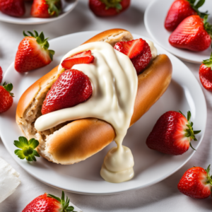 Panino - Hot Dog s jahodami a sladkým krémom Nutrifree